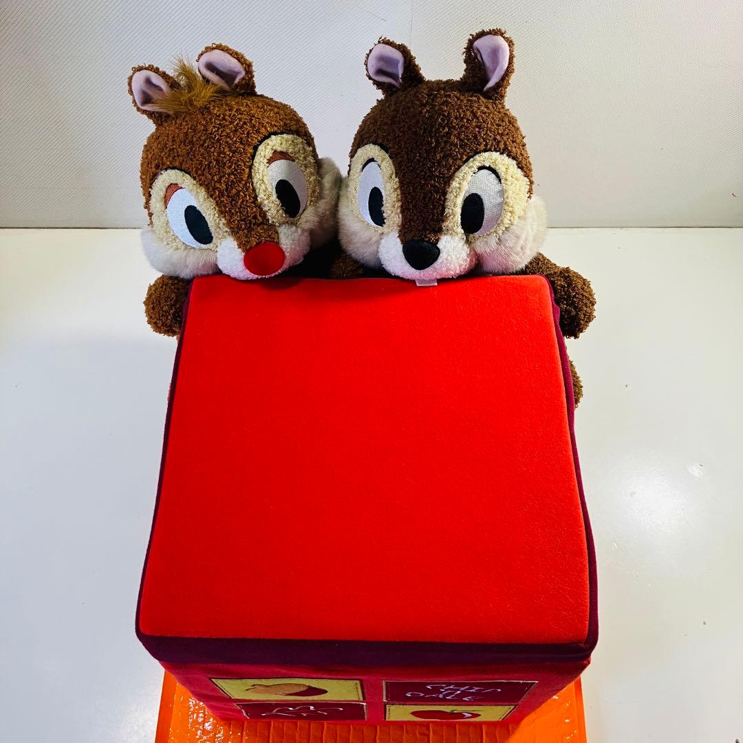 値引交渉対応【レア商品】リゾート限定 チップとデール 収納 ボックス スツール