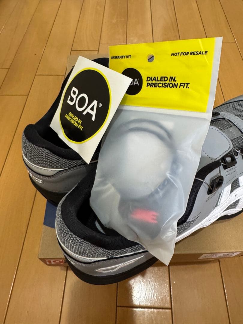 新品　アシックス　安全靴　交換用ワイヤー付き