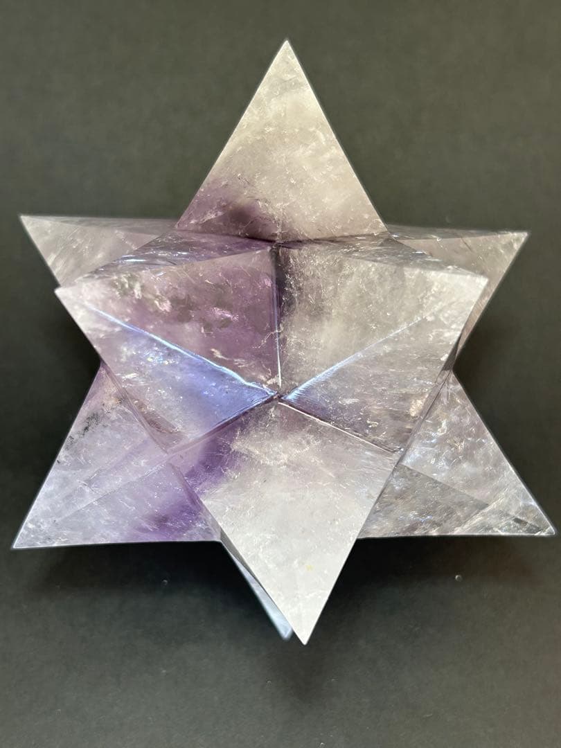 アメジスト　五芒星　約10cm