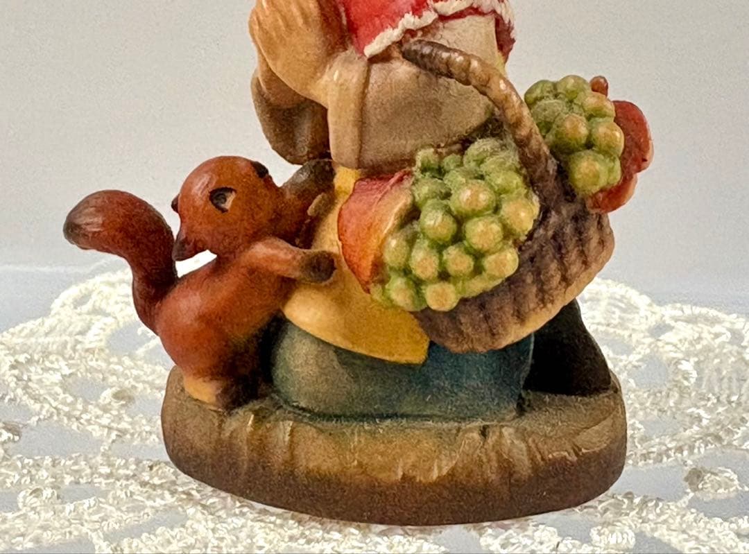 アンリ人形　ANRI 美品　6.5㎝　☆*【小さな・Thanksgiving】