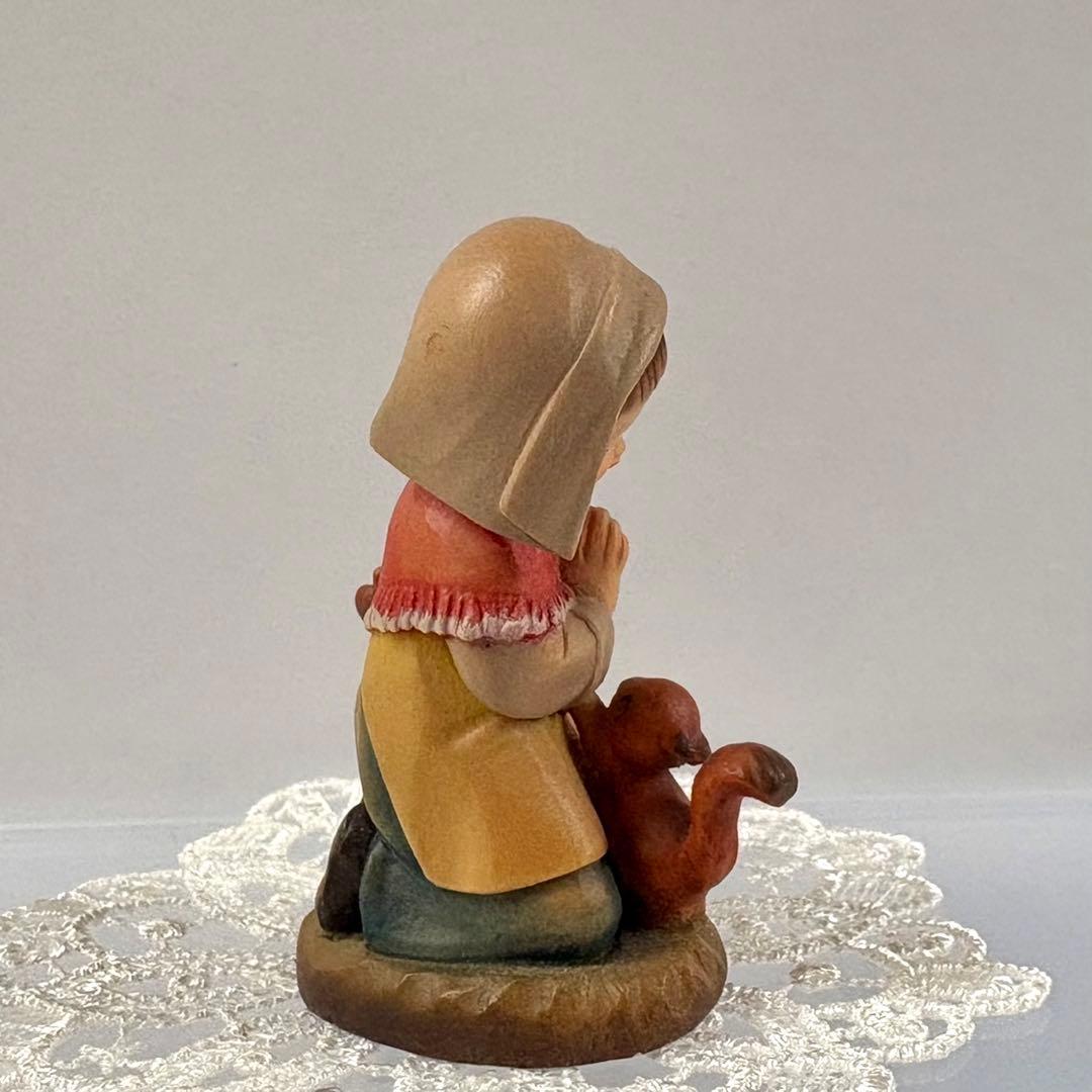 アンリ人形　ANRI 美品　6.5㎝　☆*【小さな・Thanksgiving】