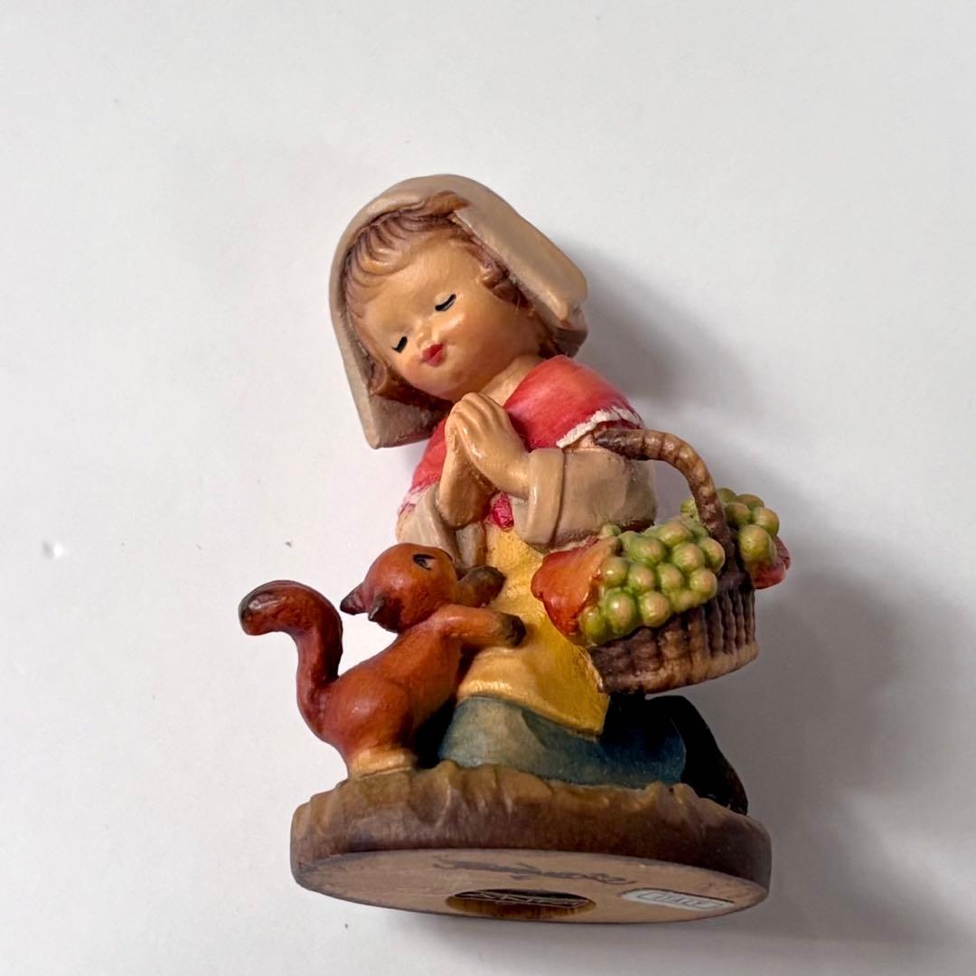 アンリ人形　ANRI 美品　6.5㎝　☆*【小さな・Thanksgiving】