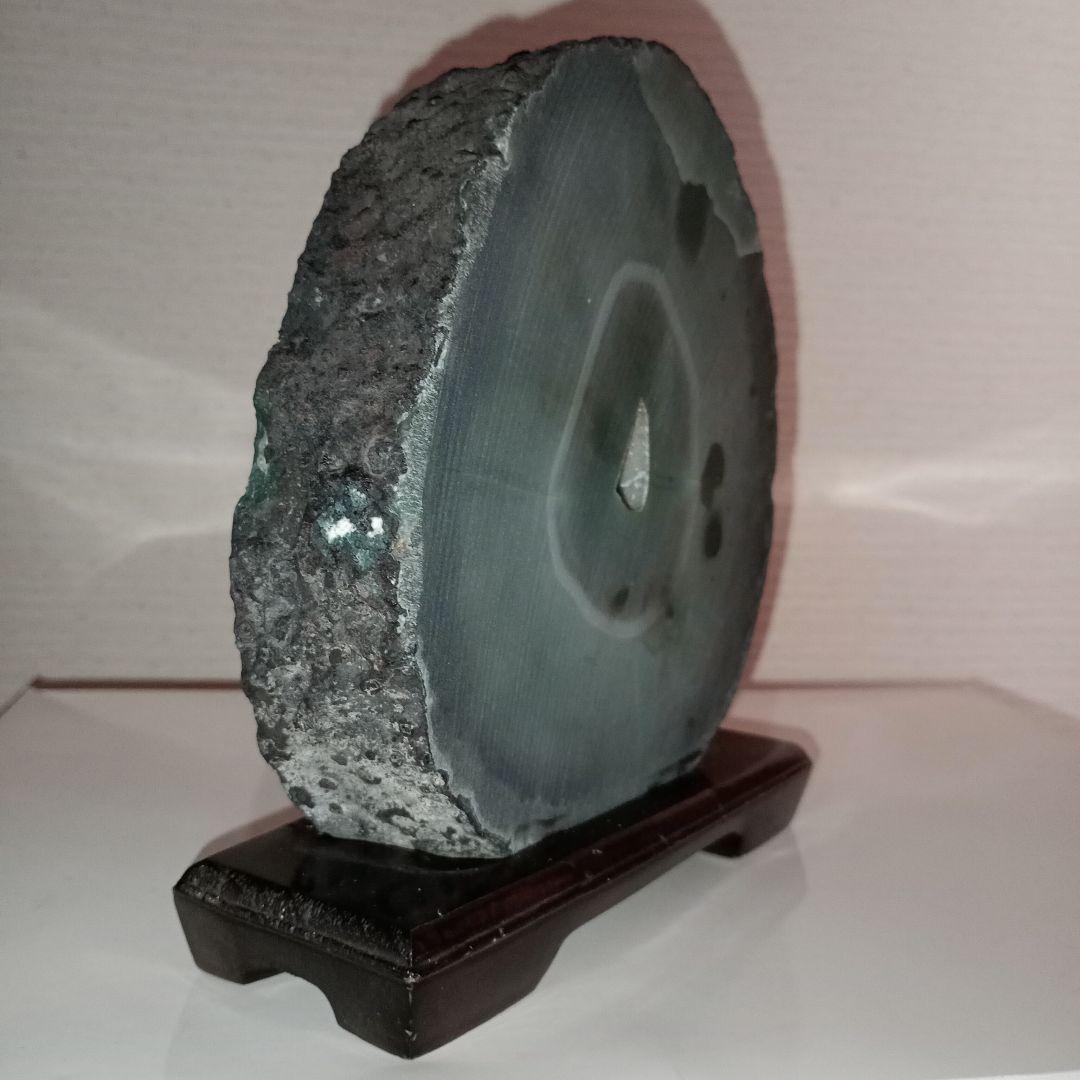 天然鑑賞石✯グリーンメノウ（緑瑪瑙）鑑賞用　約1.6kg