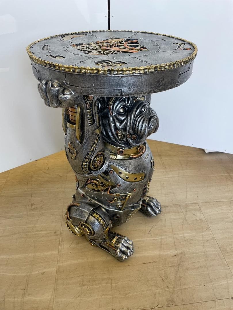 メカブルドック　サイドテーブル　ミニテーブル　アニマル　動物　ソファ　テーブル