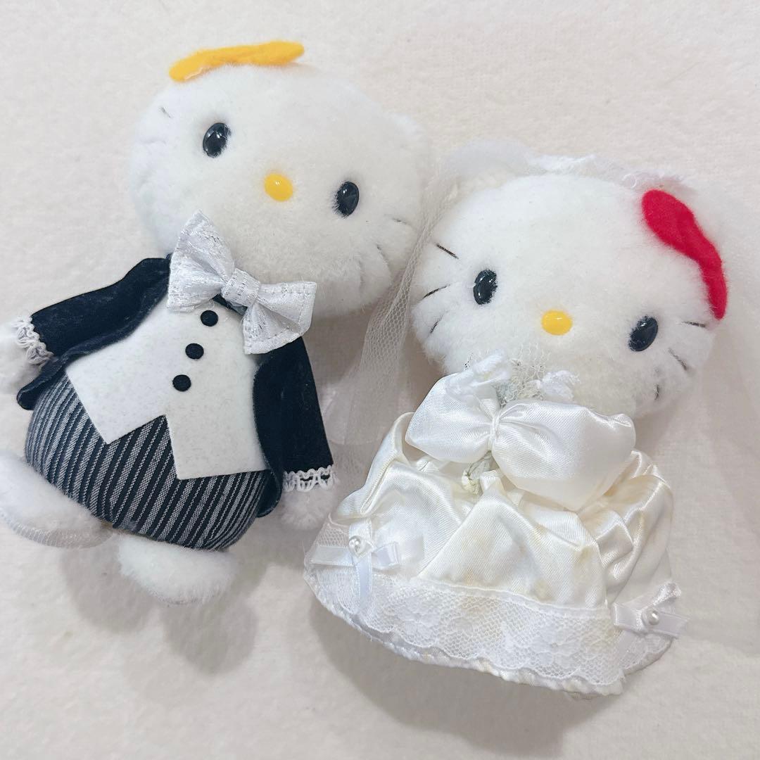 d*3様 ハローキティ キティ ミミィ ウェディング 結婚式 ぬいぐるみ