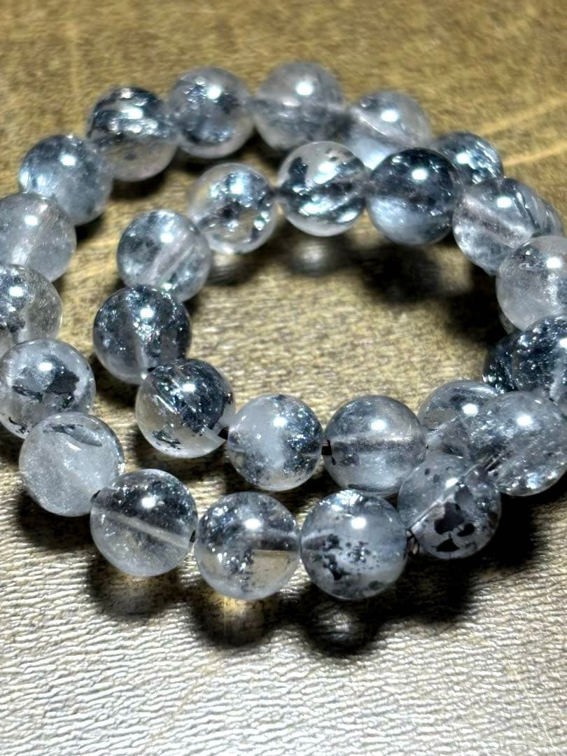 スティブナイトインクォーツ　ブレスレット5.5〜5.9㎜（新品未使用）　希少！！