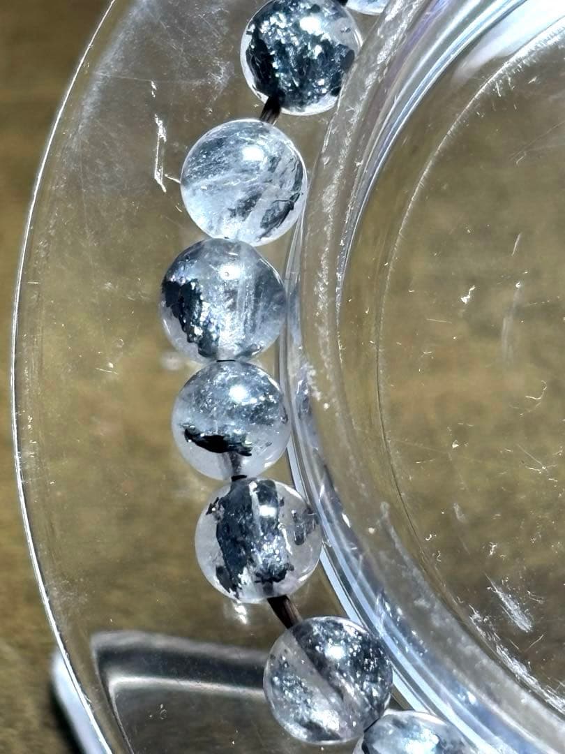 スティブナイトインクォーツ　ブレスレット5.5〜5.9㎜（新品未使用）　希少！！