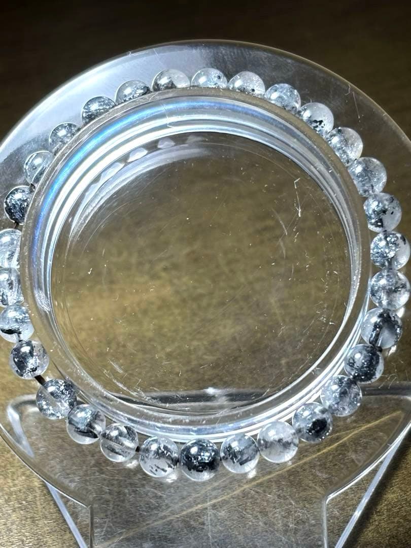 スティブナイトインクォーツ　ブレスレット5.5〜5.9㎜（新品未使用）　希少！！