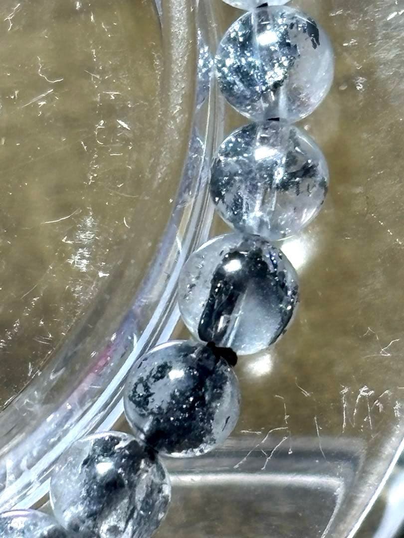 スティブナイトインクォーツ　ブレスレット5.5〜5.9㎜（新品未使用）　希少！！