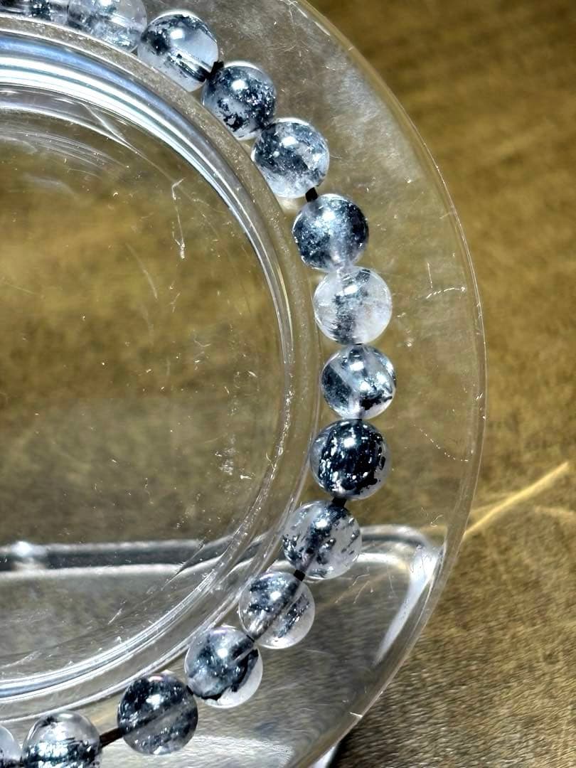 スティブナイトインクォーツ　ブレスレット5.5〜5.9㎜（新品未使用）　希少！！