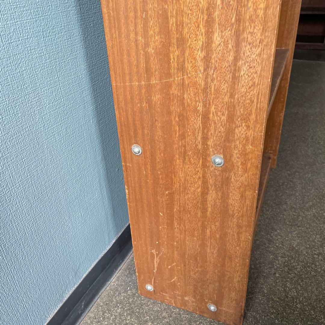 本棚　昭和レトロ　アンティーク　オープンシェルフ　古道具