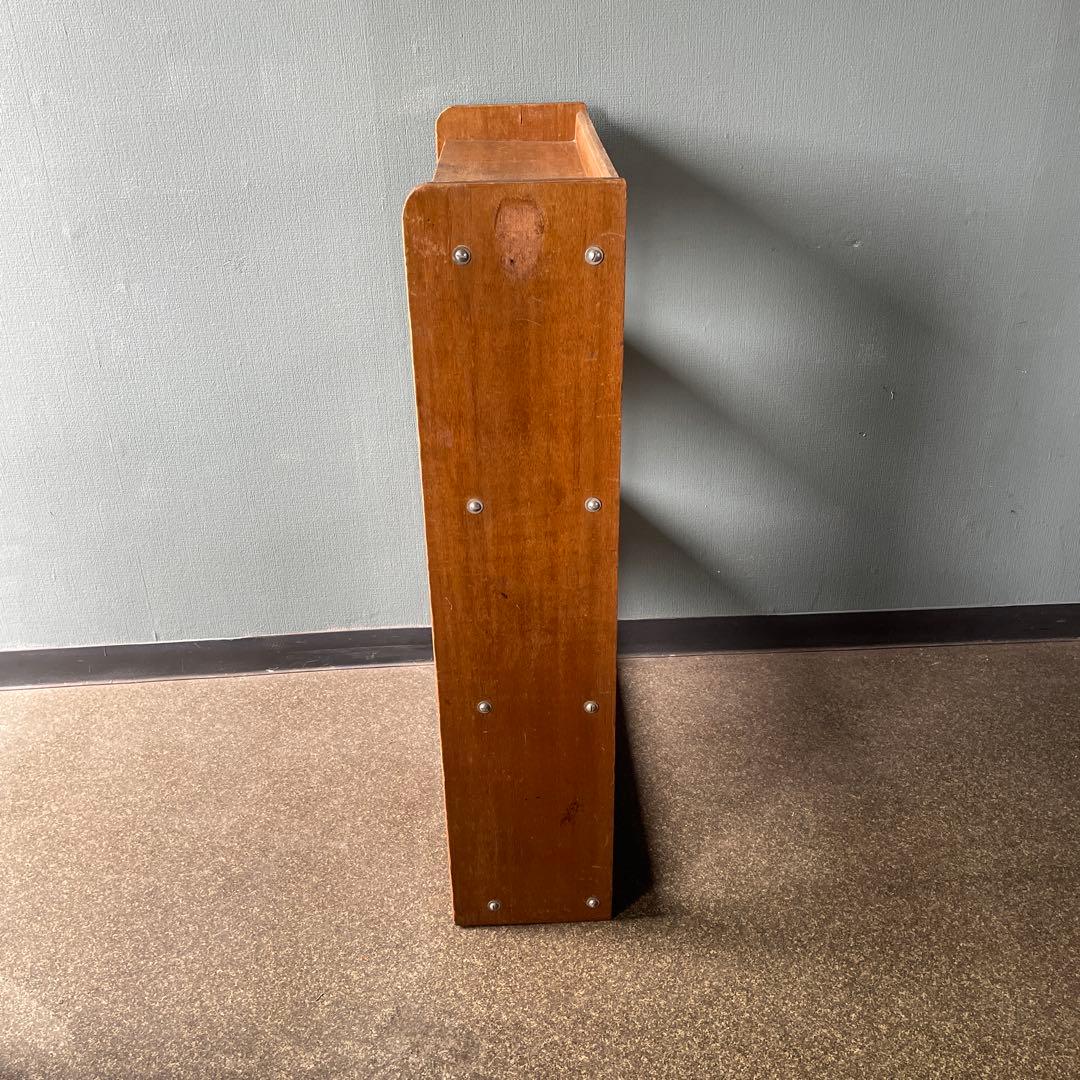 本棚　昭和レトロ　アンティーク　オープンシェルフ　古道具