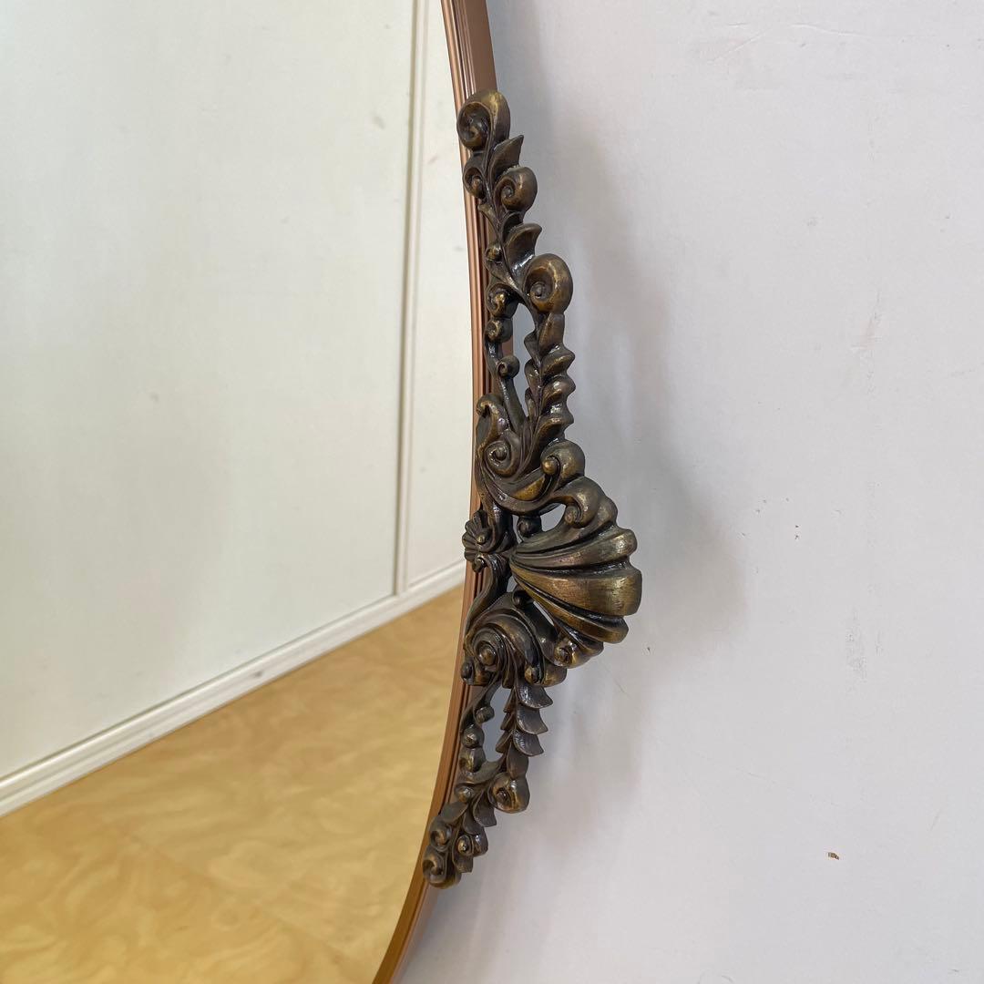 ビンテージ ミラー④ 鏡 アンティーク調 ウォールミラー 壁掛け 大型 美容室