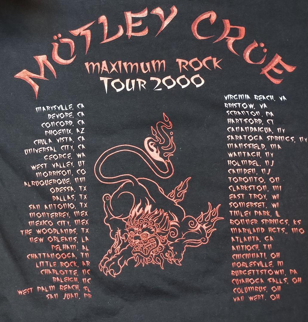 モトリー・クルー ニュータトゥー 2000ツアー Tシャツ Winterland