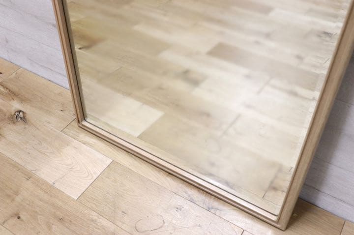 GMET380T○壁掛けミラー ウォールミラー 鏡 姿見 シンプルモダン 木製フ