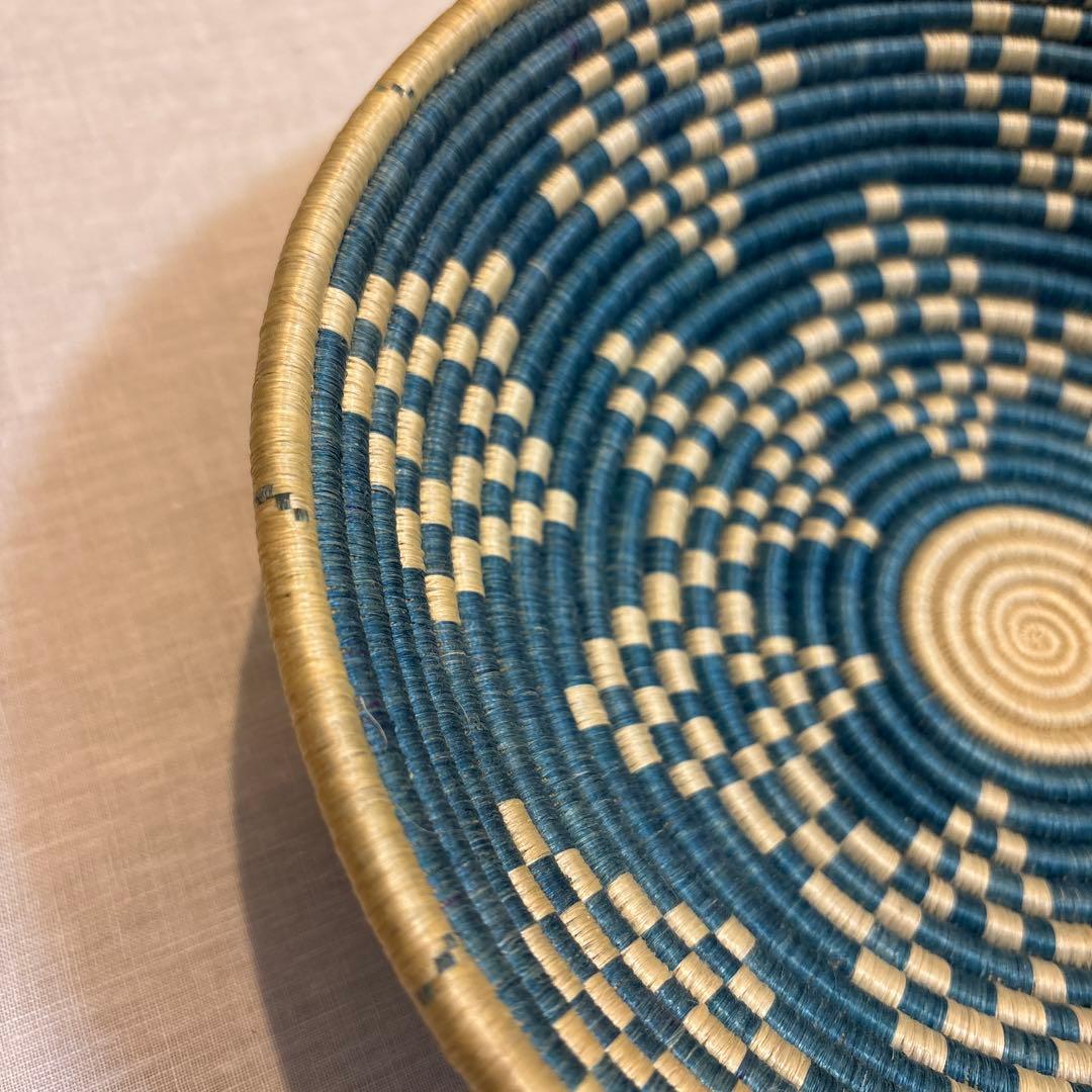 カゴアミドリ Ruise B ルワンダ バスケット　空と太陽　2点おまとめ