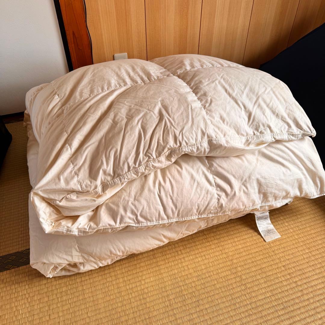 【期間限定】無印良品 掛け布団 ダブル　羽毛布団　ダウン　フェザー