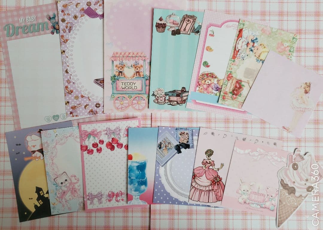 おすそ分けファイル　バラメモ　紙もの詰め合わせ