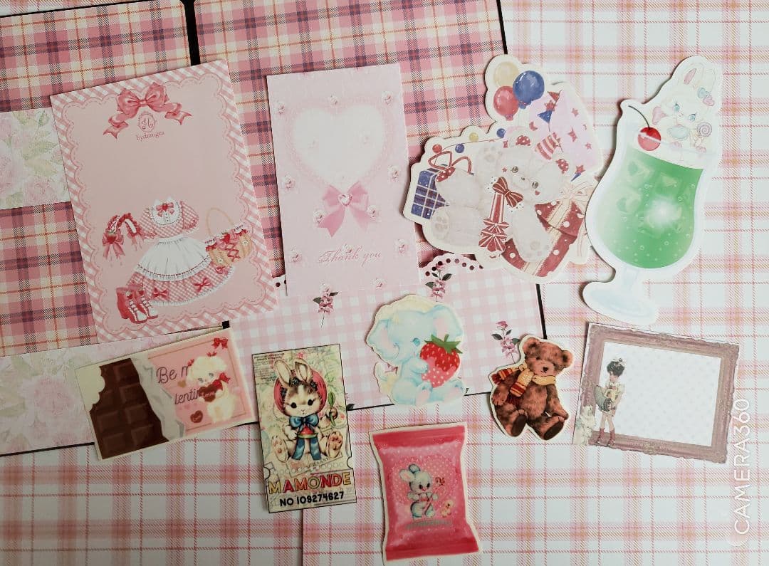 おすそ分けファイル　バラメモ　紙もの詰め合わせ