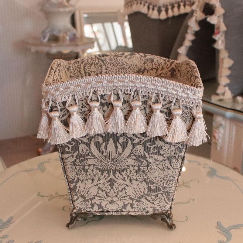 脚付ダストボックス マルチボックス タッセル ゴミ箱 140-236