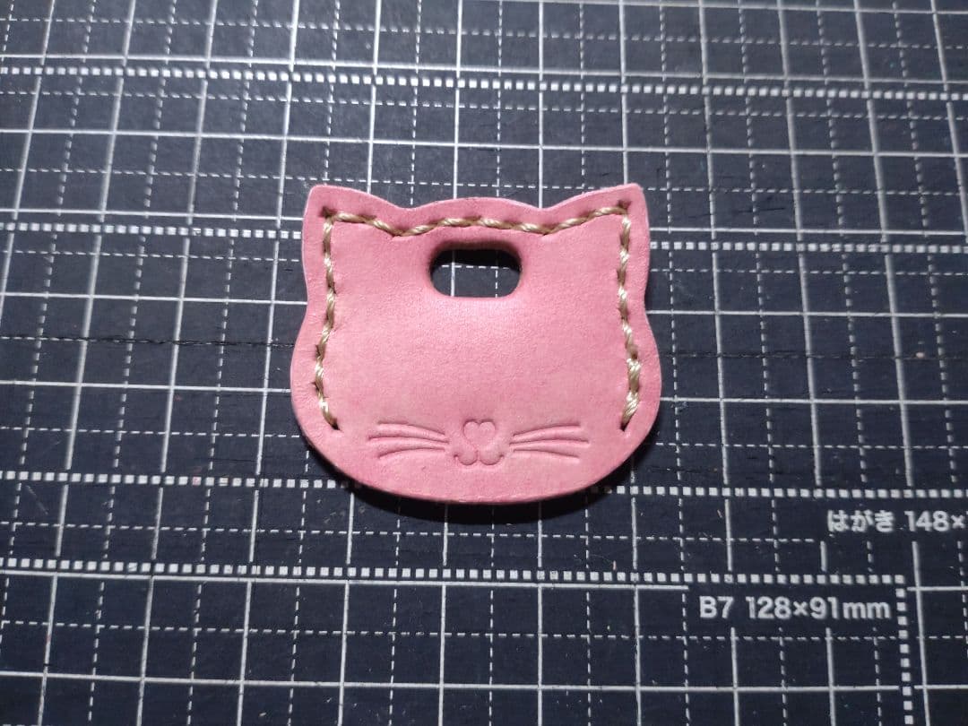 B3-3ピンクマーブル 猫型キーカバー大 - メルカリ