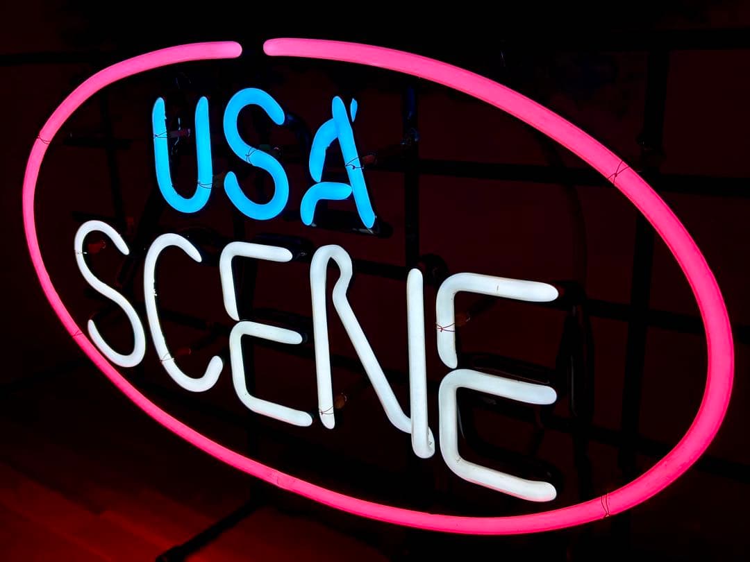 ネオンサイン　USA SCENE