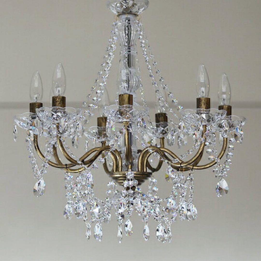 アスフォークリスタル使用 Build　ビルド 9灯シャンデリアGD