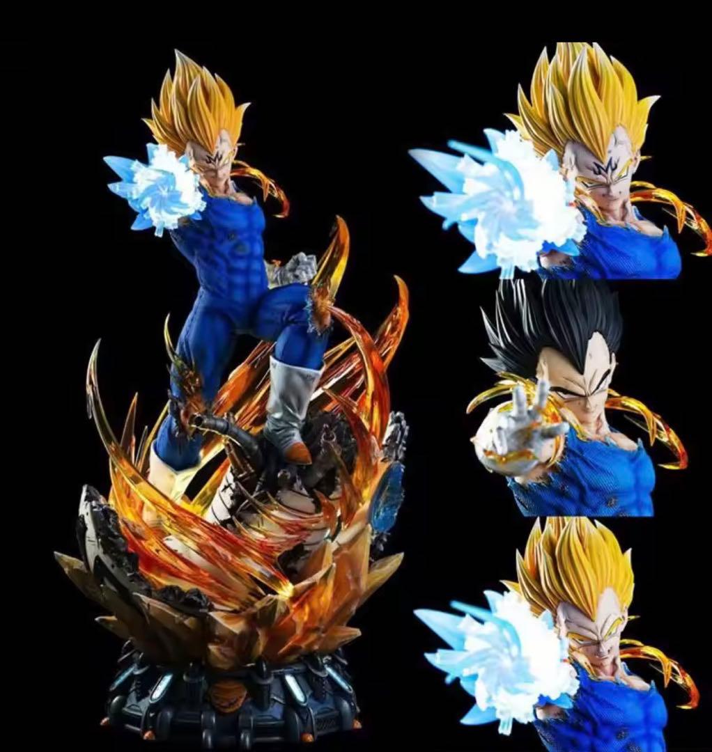 ドラゴンボール　魔神ベジータ　フィギュア　ガレージキット　41cm ヘッド交換可