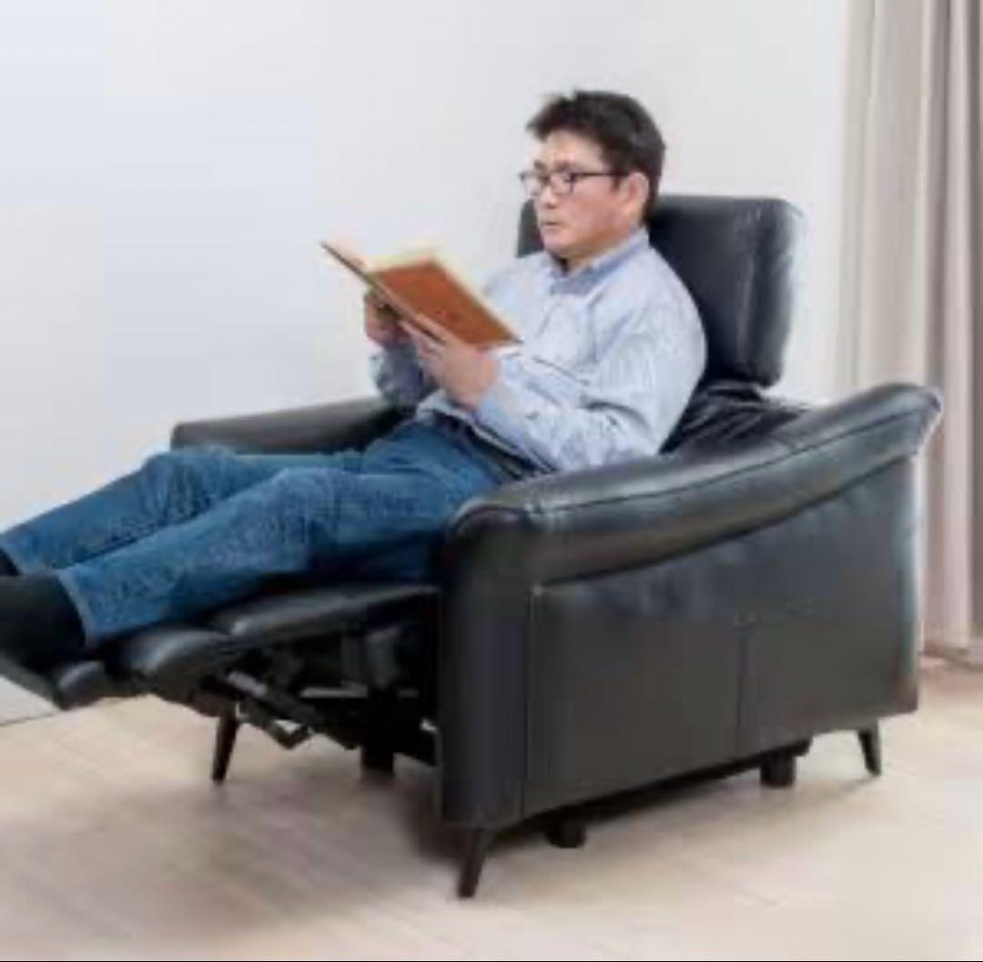 ヤマダ電機 本革 レザー 電動 1人掛けソファ YAMADA IDC大塚家具