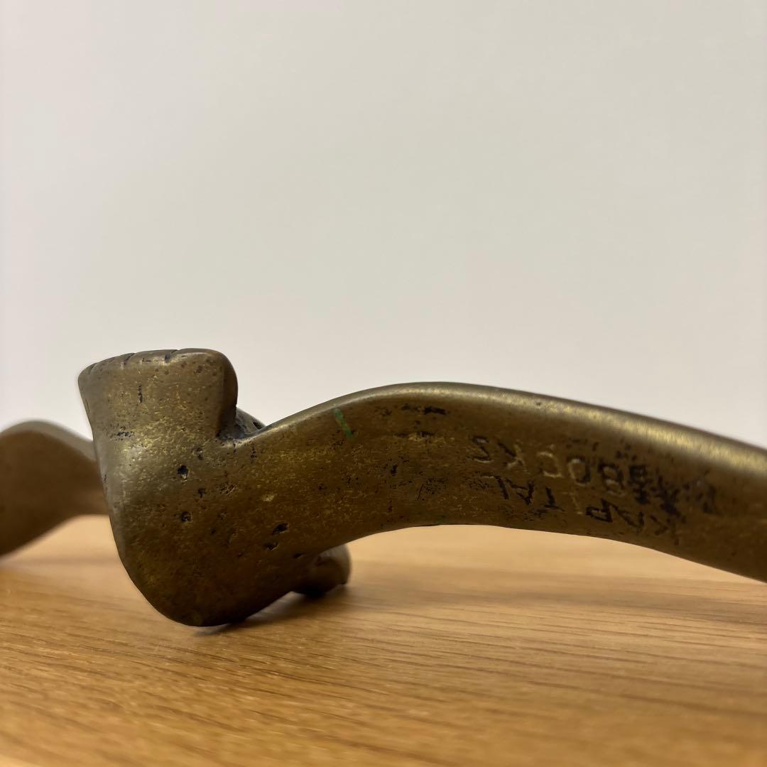 真鍮ブックストッパー