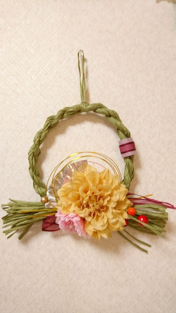 お早めに！しめ縄リース ※ナチュラルカラー※