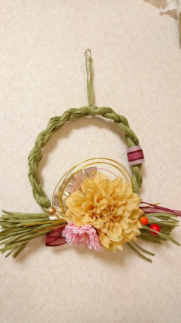 お早めに！しめ縄リース ※ナチュラルカラー※