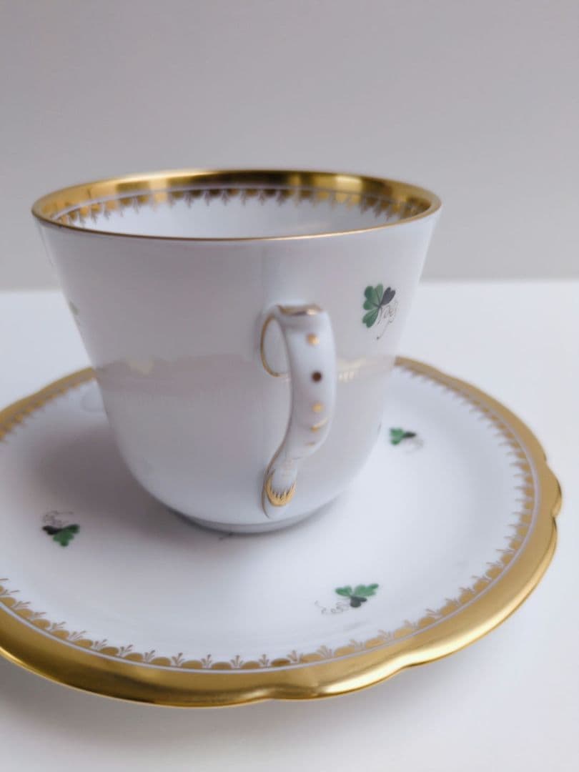 希少品✩ヘレンド　ウィーンの薔薇　ゴールド　トリオ