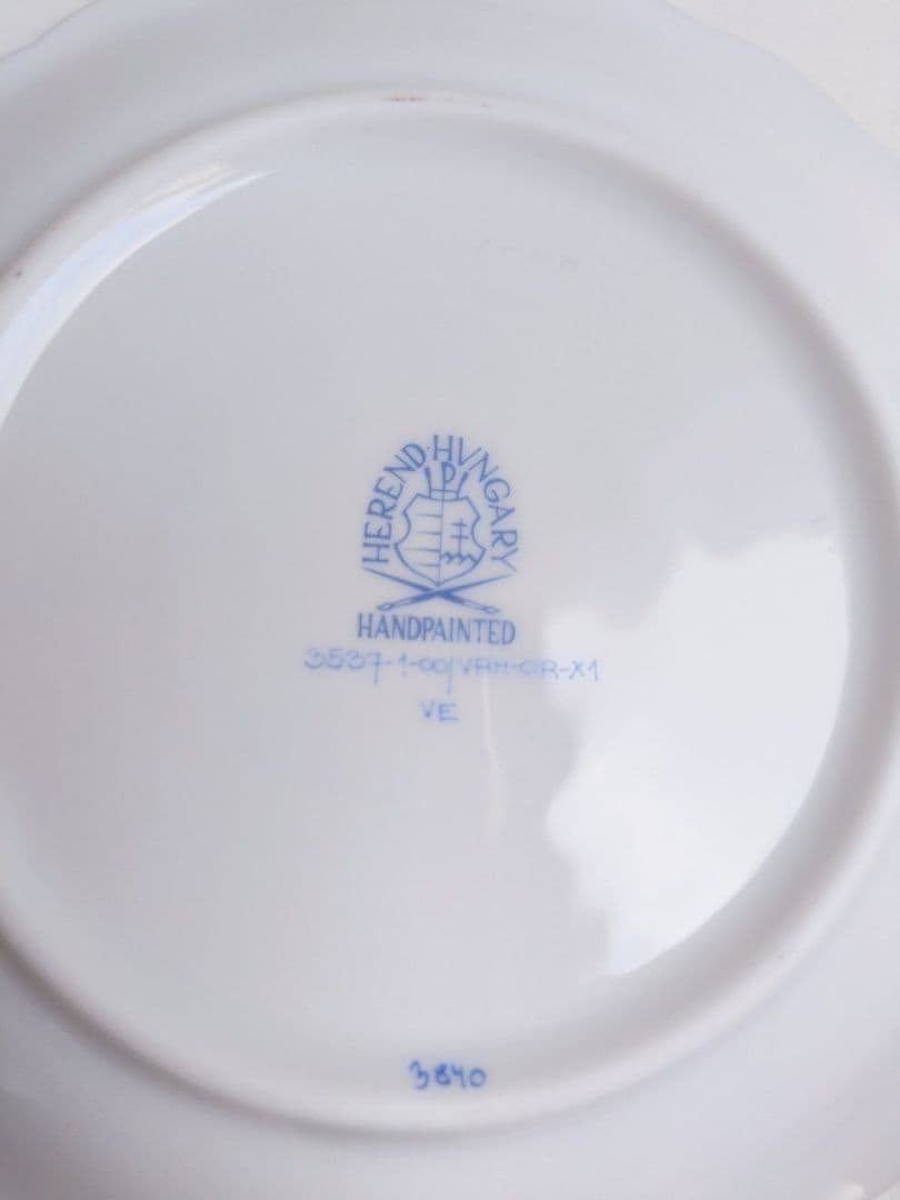 希少品✩ヘレンド　ウィーンの薔薇　ゴールド　トリオ