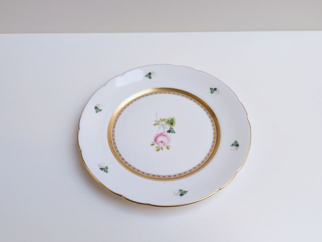 希少品✩ヘレンド　ウィーンの薔薇　ゴールド　トリオ