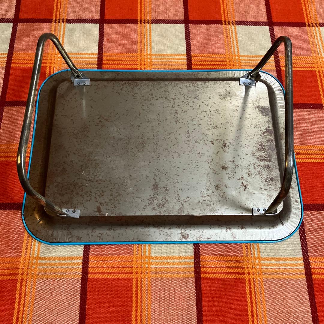 ビンテージ　スマーフ　ブリキテーブル　smurf