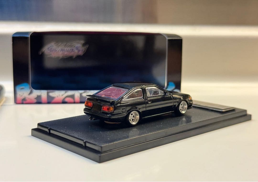 1/64 TRD 風 トヨタAE86 Levin 改 Work CR01 - メルカリ