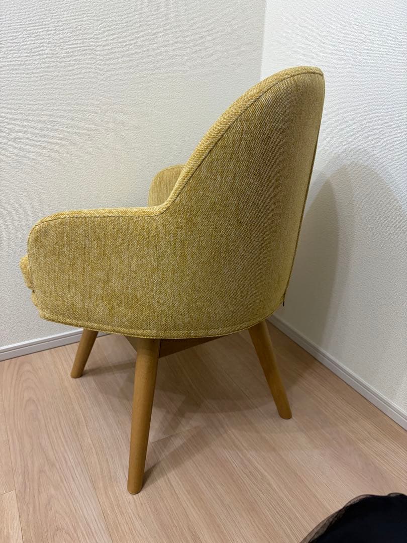 azu様専用】unico PIIVO(ピーヴォ)チェア イエロー - メルカリ