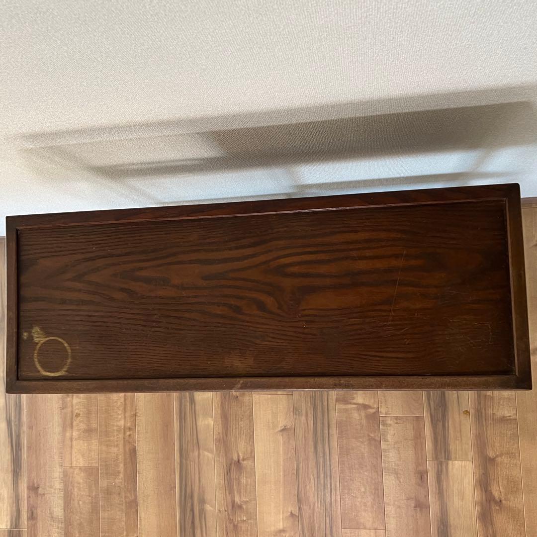 茶箪笥 総無垢 収納棚 飾り棚 煎茶棚 違い棚 茶棚