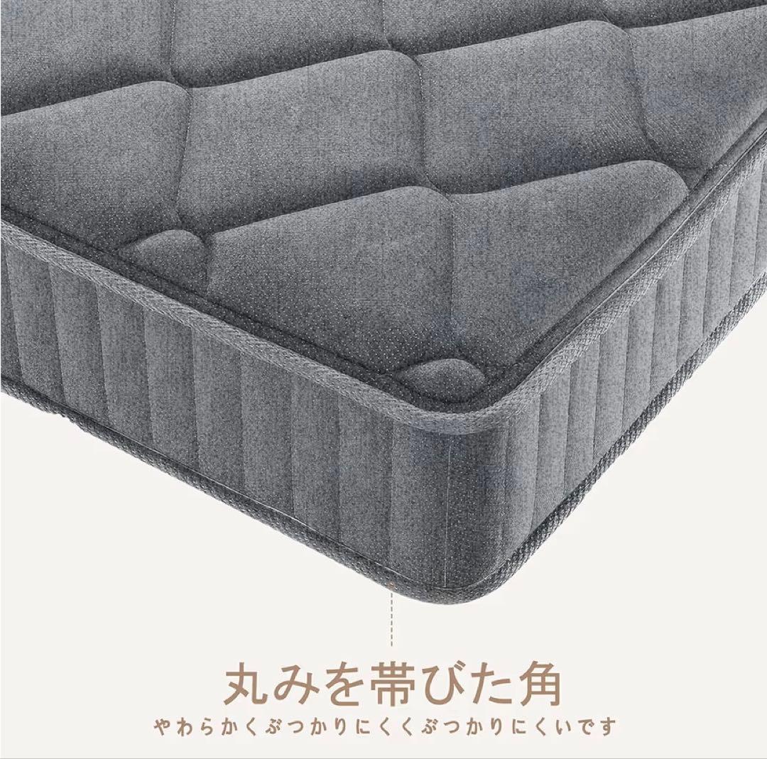 Hsuener マットレス 高反発 体圧分散 (97cm×195cm×22cm)