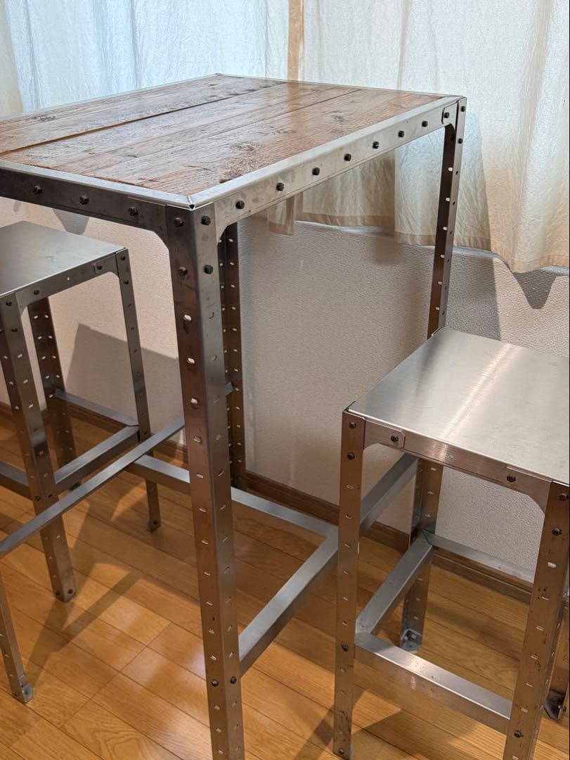 MILLS カフェテーブルセット｜アイアン家具