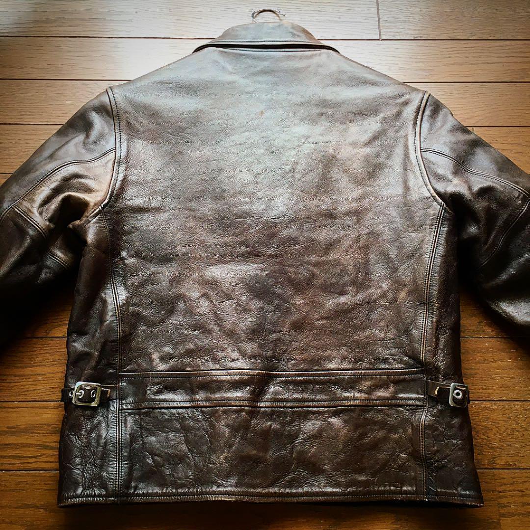 茶芯 Attractions BILTBUCK 素仕上げヌメ革ホースハイド