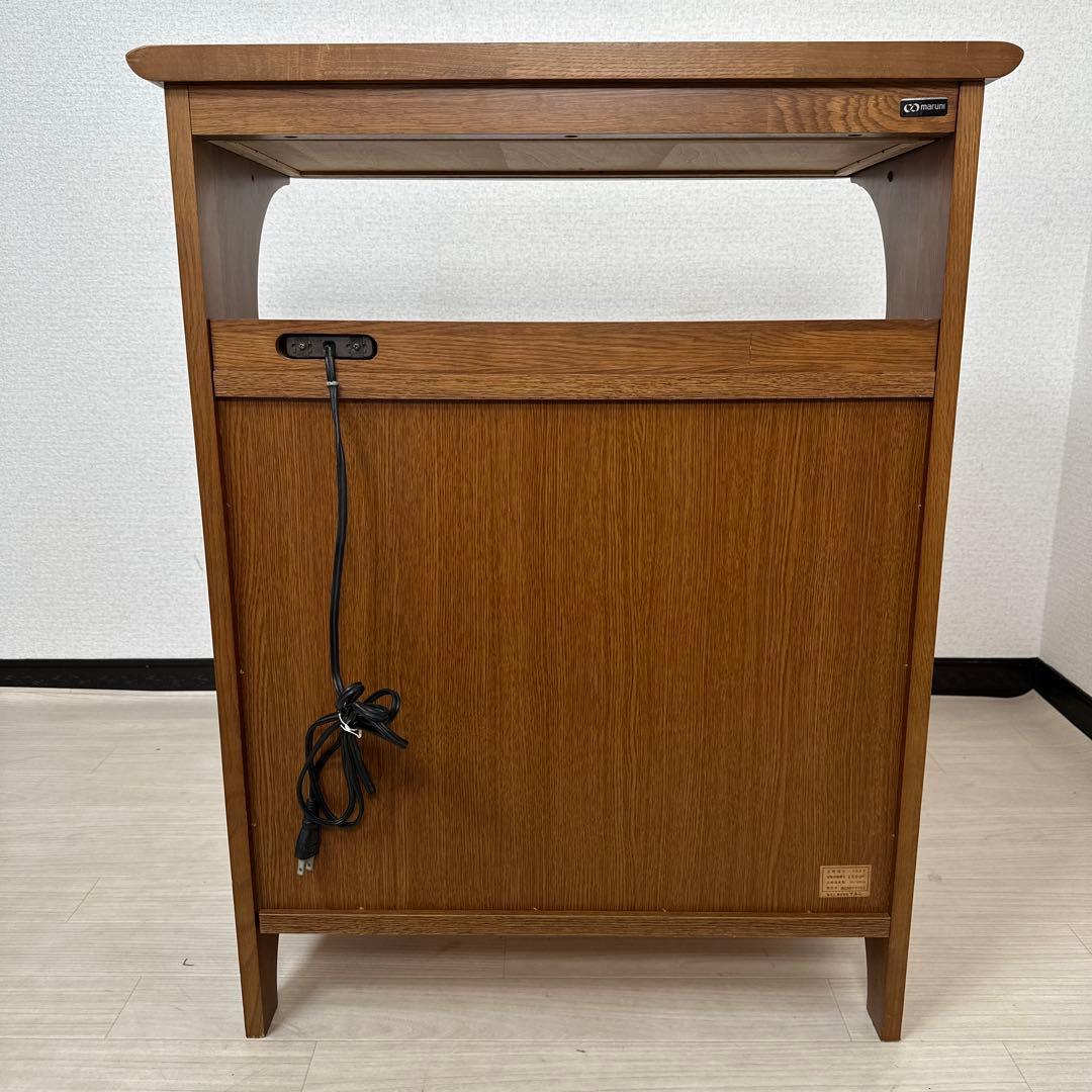 マルニ木工 天然木 電話台 花台 レンジ台 サイドチェスト キャビネット i4※