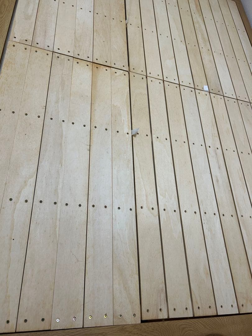 無印良品　収納ベッド・ダブル・オーク材