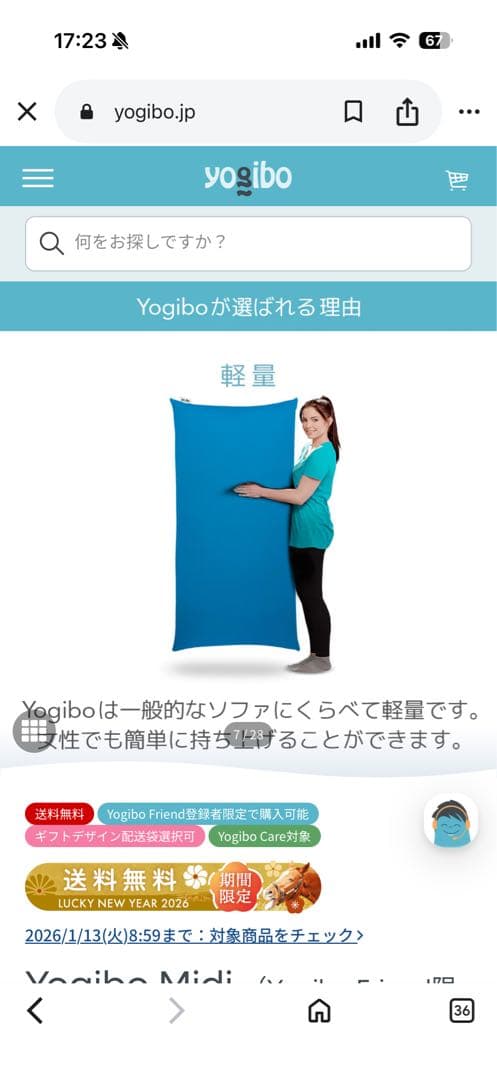 Yogibo ミディ+ビーズセット