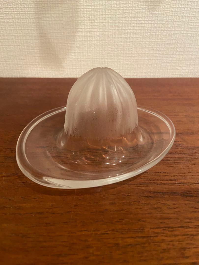 目片千恵 ガラス製レモン絞り器 新品