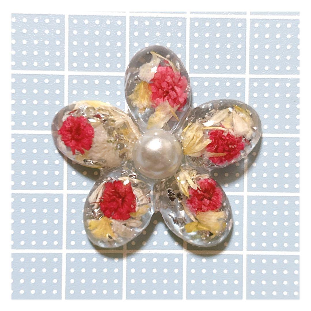 No 954❣️可愛いお花型レジンヘアゴム❣️٩(๑❛ᴗ❛๑)۶❣️