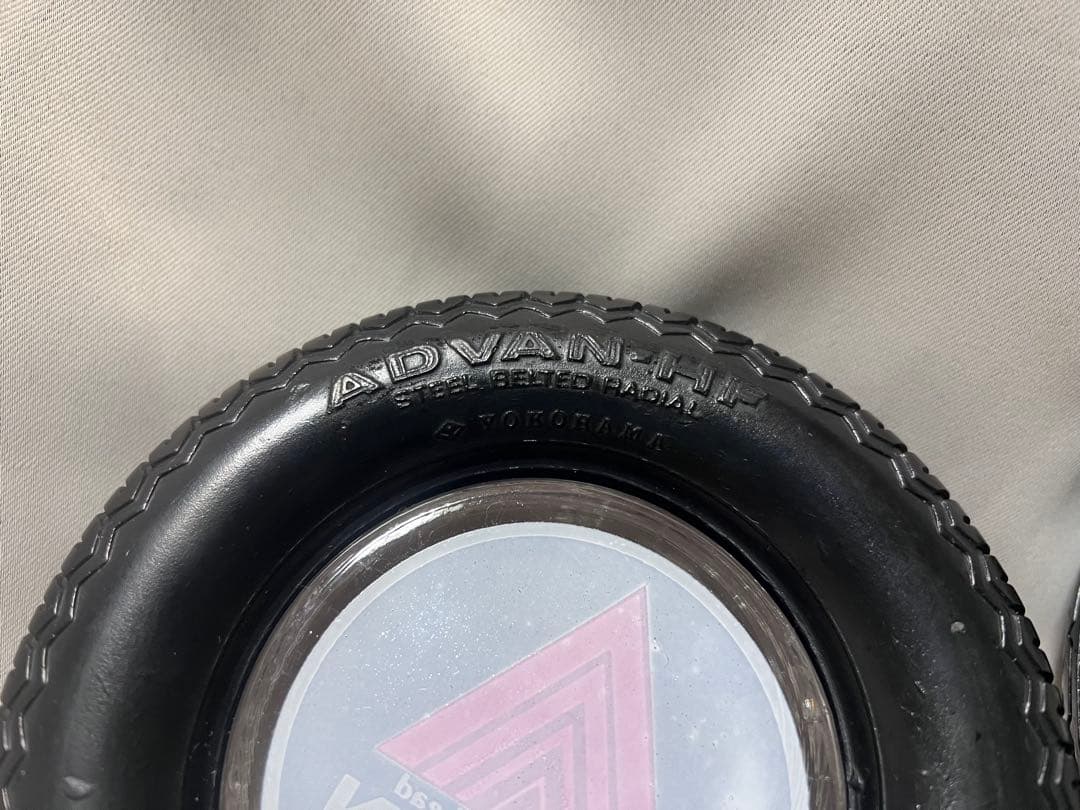 アドバン　ADVAN ヨコハマ　横浜　エッソボーイ　灰皿　タイヤ　激レア　レトロ