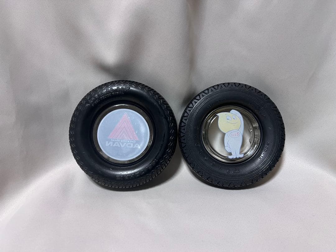 アドバン　ADVAN ヨコハマ　横浜　エッソボーイ　灰皿　タイヤ　激レア　レトロ