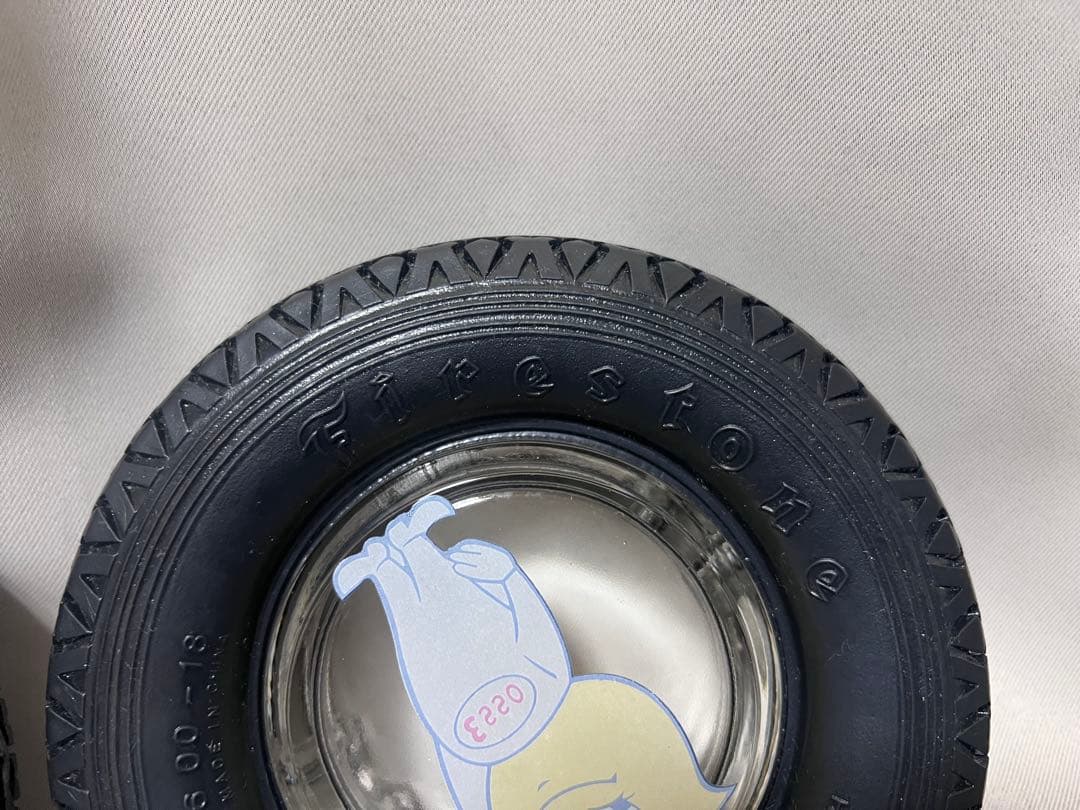 アドバン　ADVAN ヨコハマ　横浜　エッソボーイ　灰皿　タイヤ　激レア　レトロ